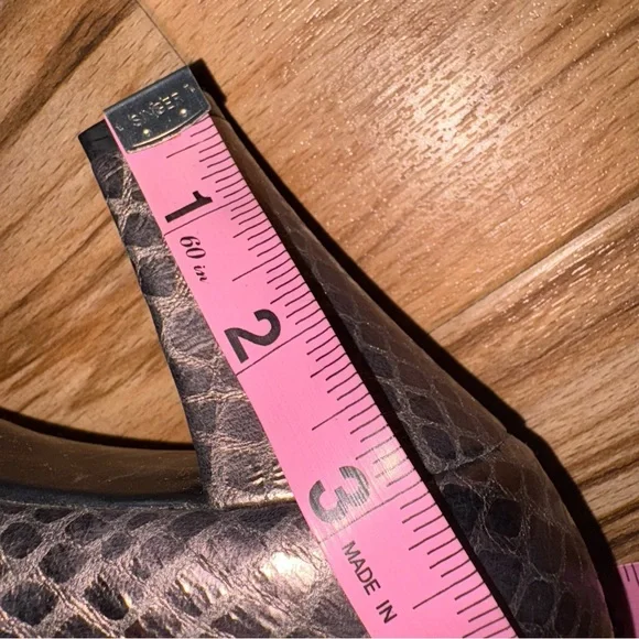 Aerosoles Heelrest Snakeskin Patterned Heels - Picture 8 of 9